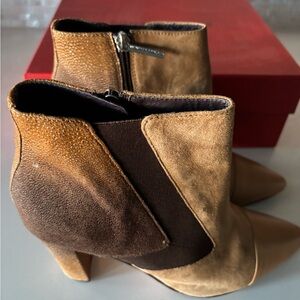 Donald J. Pliner Two-Tone Ankle Booties